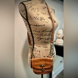 Fossil Genuine Leather Crossbody Bag